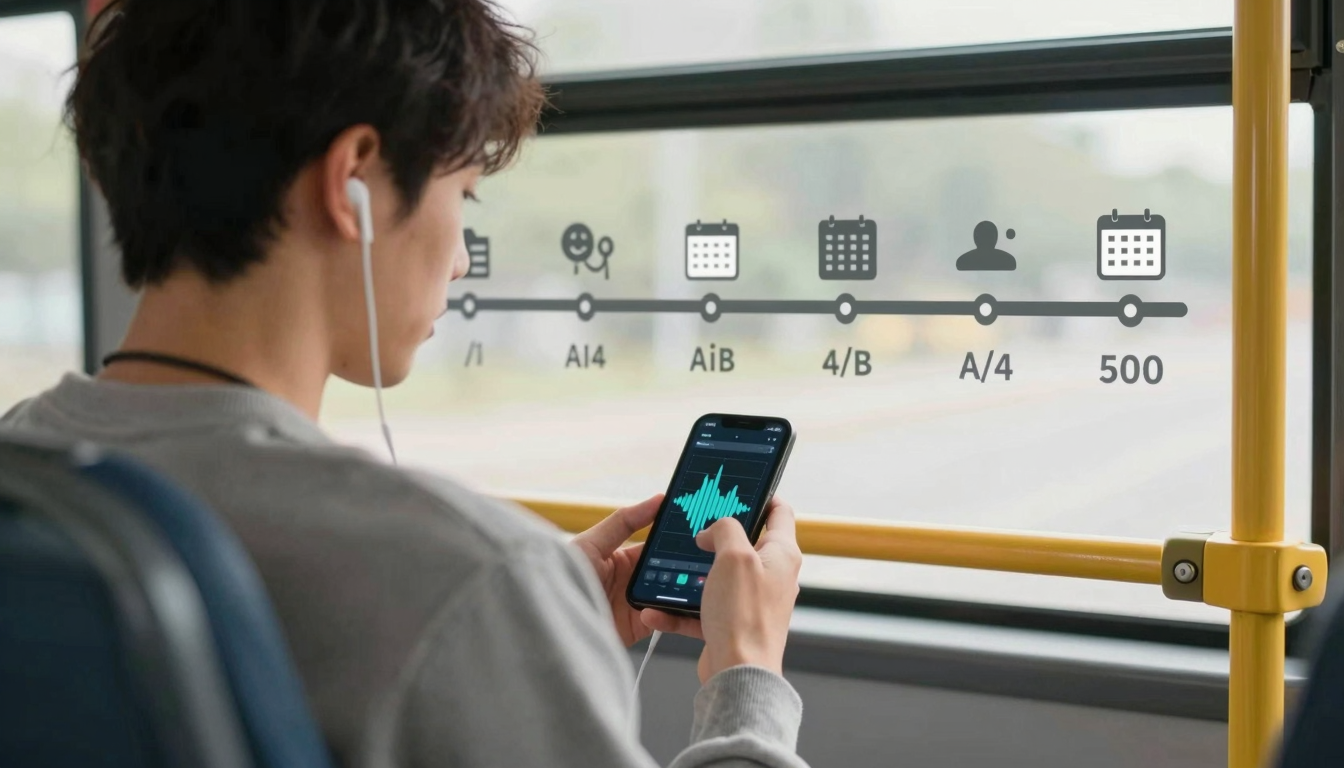 출근길 영어 학습 — 작지만 지속적인 변화의 발판